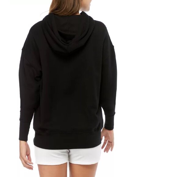 new BLACK Tommy Hilfiger Women's Sport Athleisure Hoodie Sweatshirt - Size Small - Picture 3 of 6